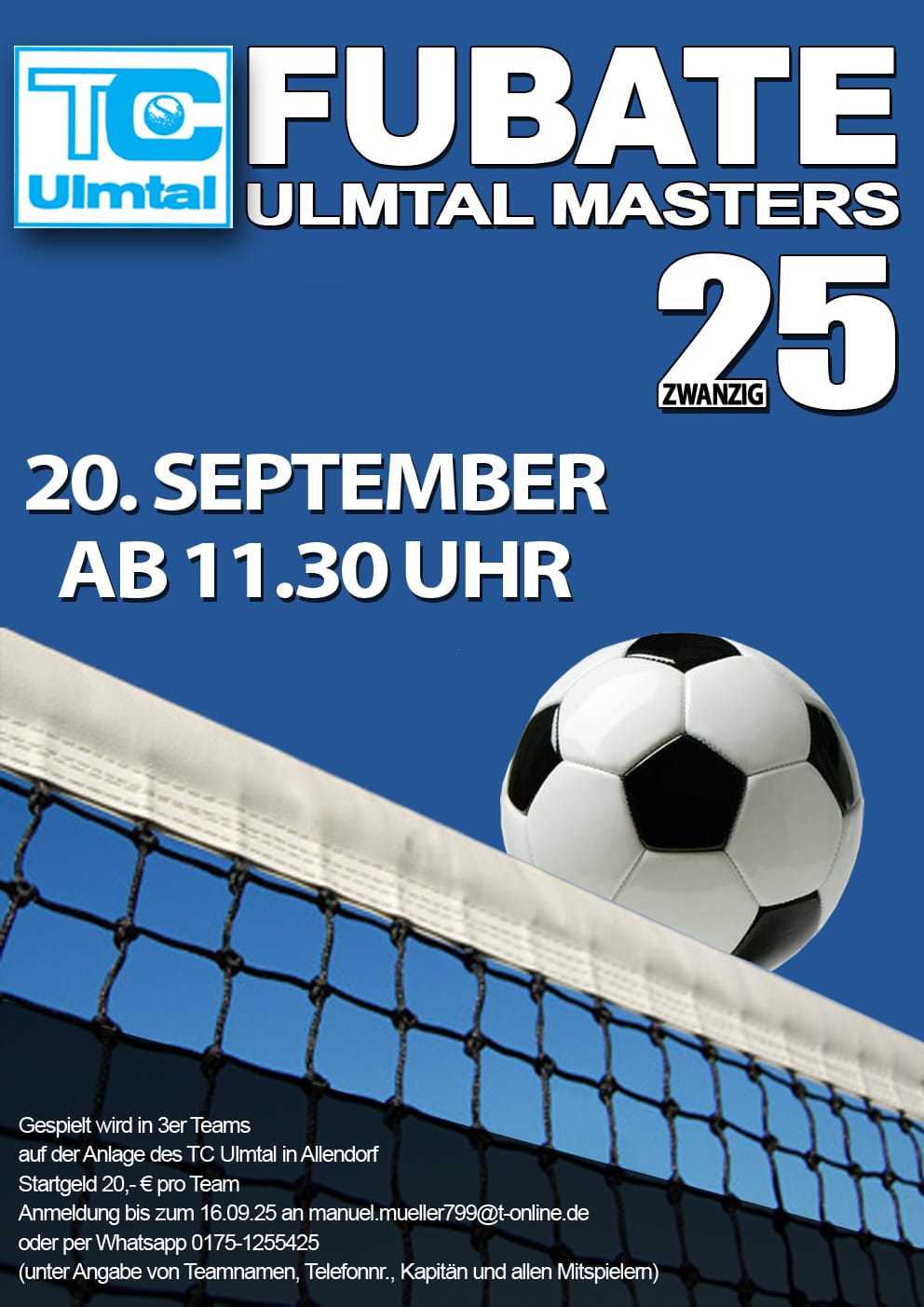Fussballtennis 2025