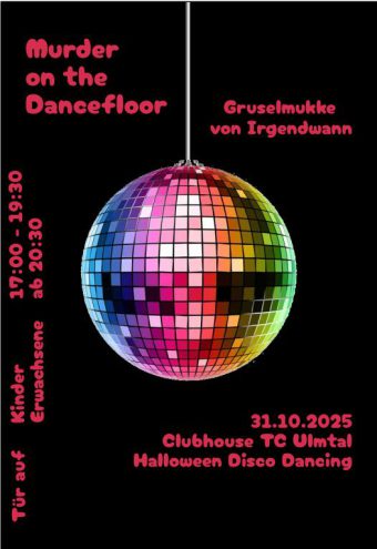 Halloween Disco Dancing 31.10.2025 TC Ulmtal